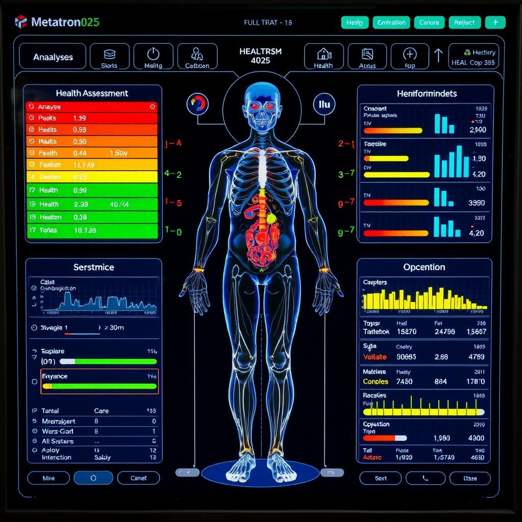 Análisis completo del estado de salud con el Metatron 4025