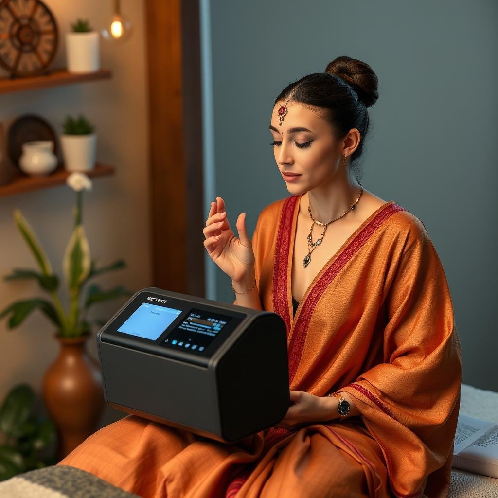 Aplicación del Metatron 4025 en terapias holísticas complementarias