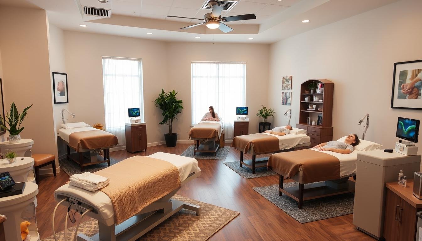 Centro de bienestar utilizando el sistema Metatron 4025 para diversos tratamientos