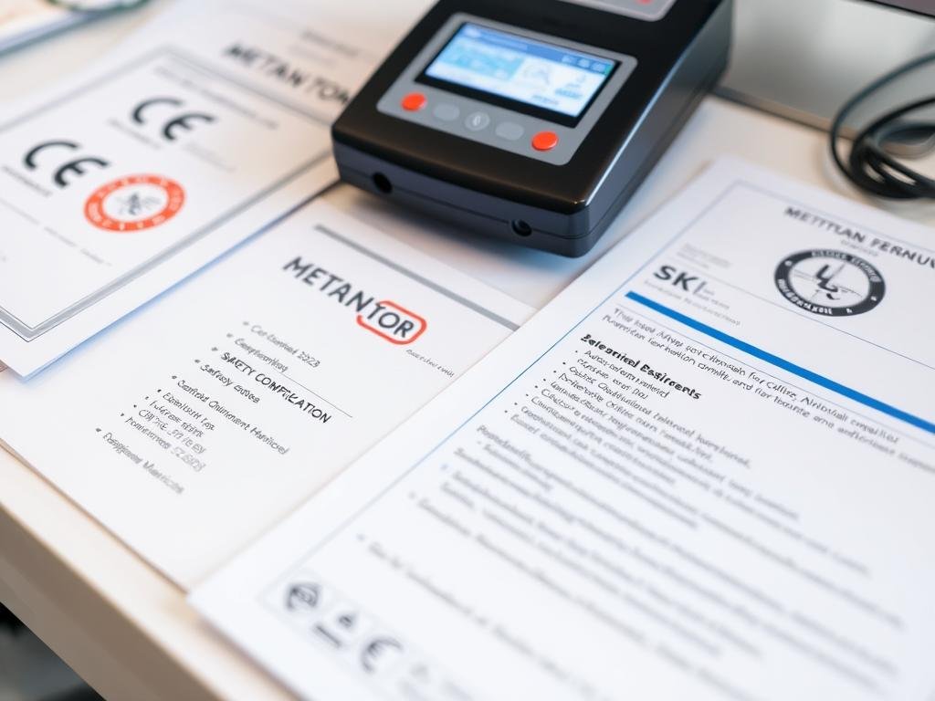 Certificaciones y documentación técnica del Metatron 4025