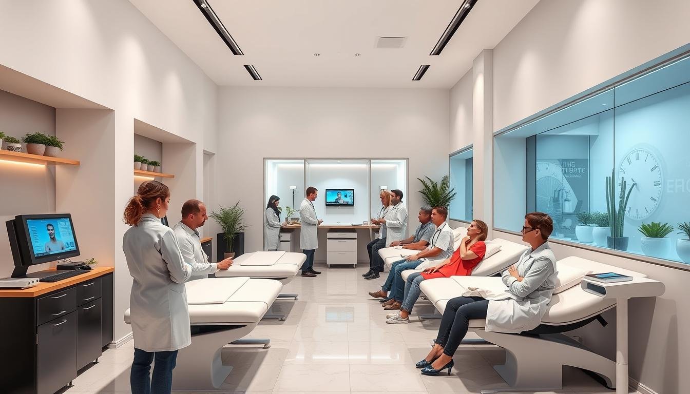 Clínica española utilizando Metatron 4025