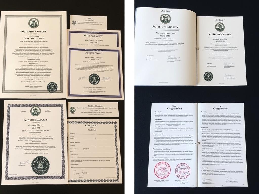 Comparación de garantías y certificaciones entre Metatron 4025 original y falsificado