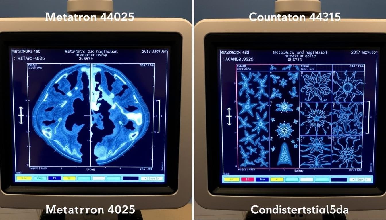 Comparación de resultados diagnósticos entre un Metatron 4025 original y una falsificación
