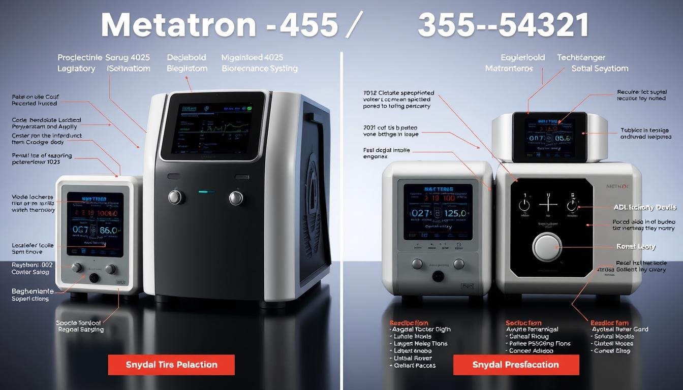 Comparación visual del Metatron 4025 con otros sistemas de biorresonancia