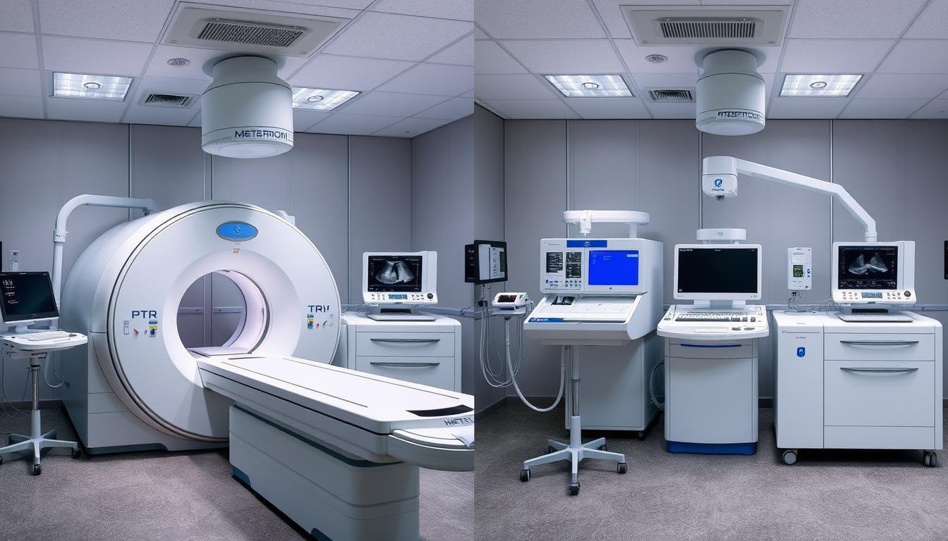 Comparación visual entre el Metatron 4025 y sistemas diagnósticos convencionales