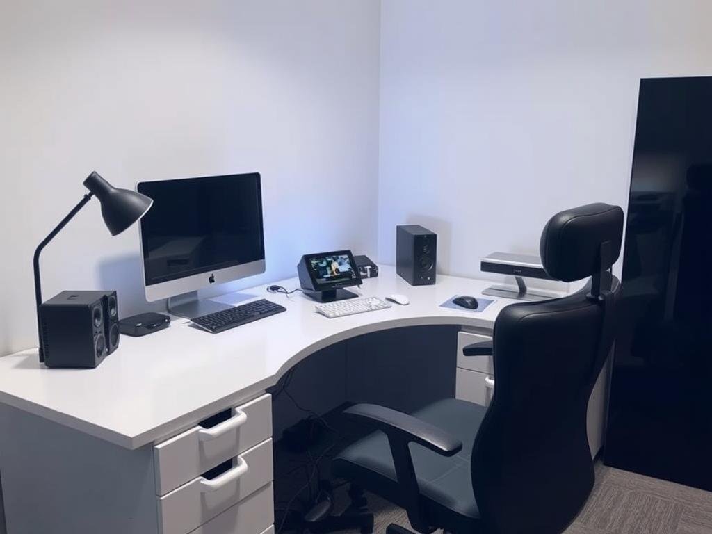 Configuración óptima del espacio de trabajo para usar el Metatron 4025