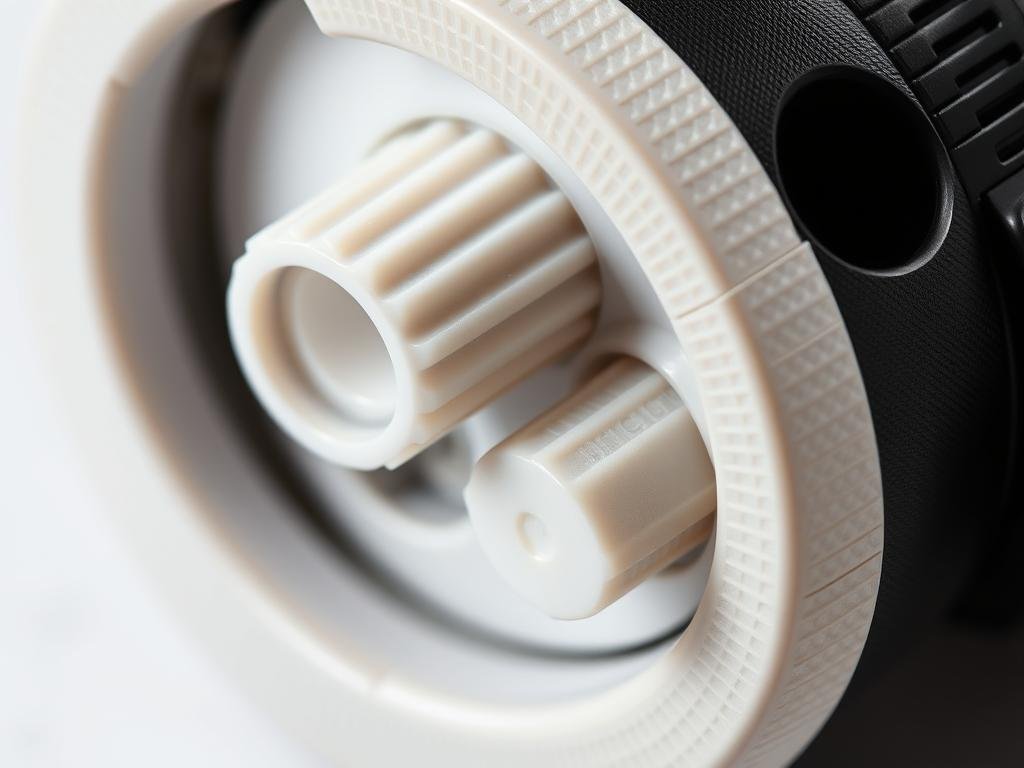 Detalles de acabado del Metatron 4025 original mostrando la calidad de construcción