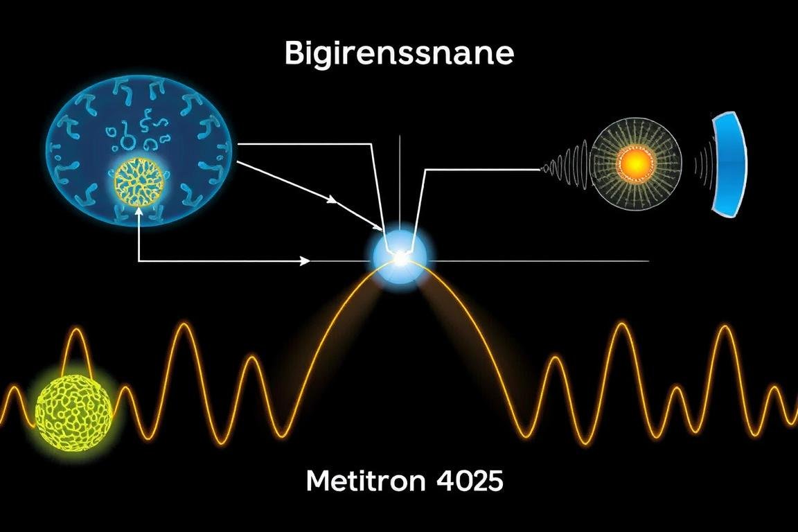 Diagrama de los principios de biorresonancia utilizados por el Metatron 4025