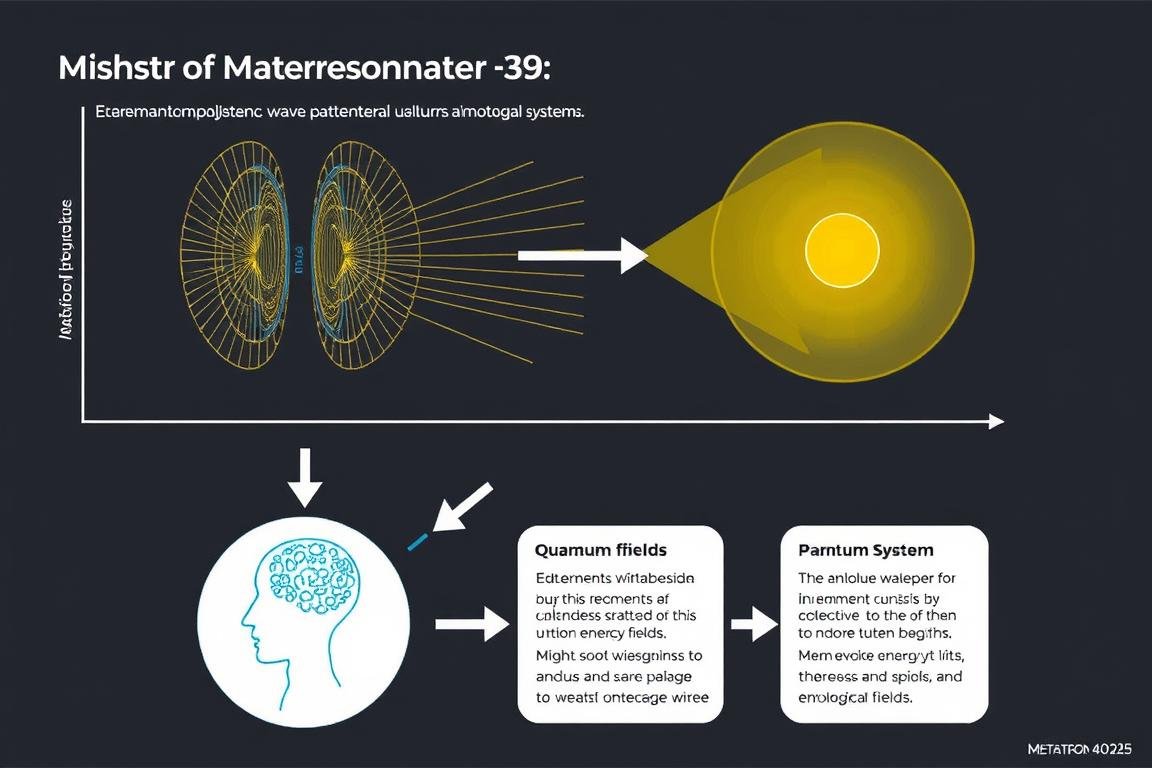 Diagrama explicativo del principio de biorresonancia utilizado por el Metatron 4025