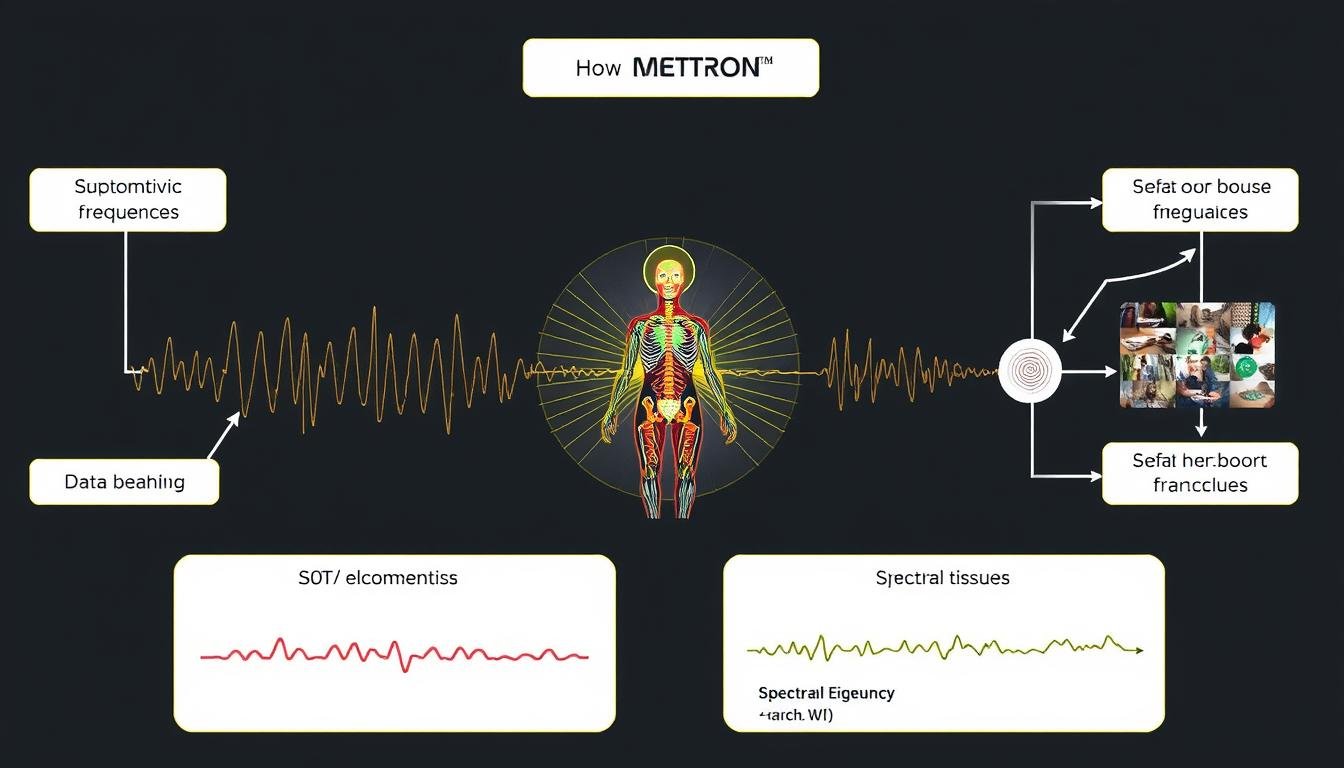 Diagrama que muestra el proceso de análisis espectral del Metatron 4025