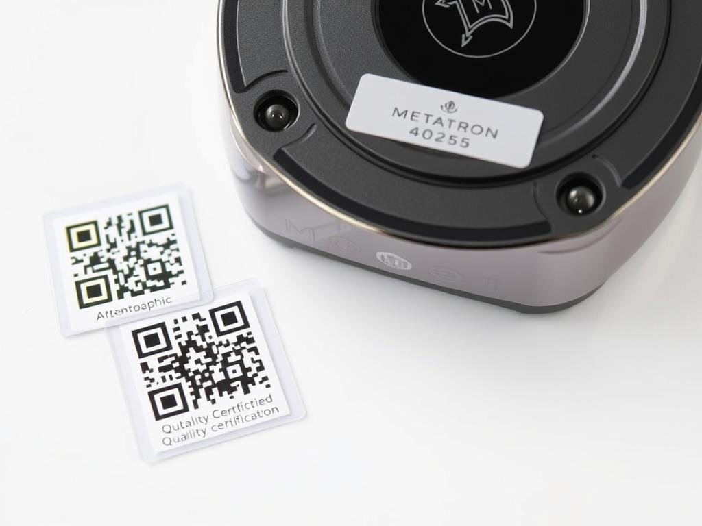 Elementos de seguridad y autenticidad del Metatron 4025