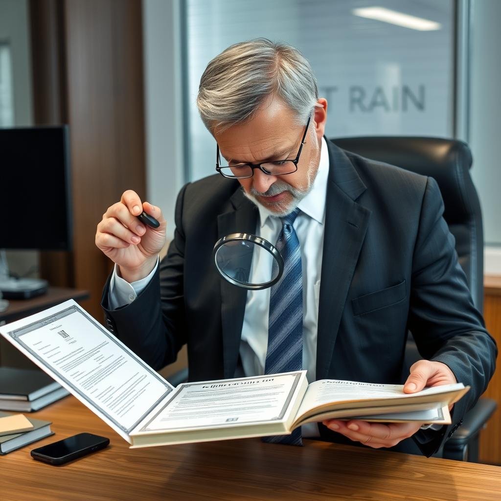 Especialista en certificación del Metatron 4025 analizando documentación