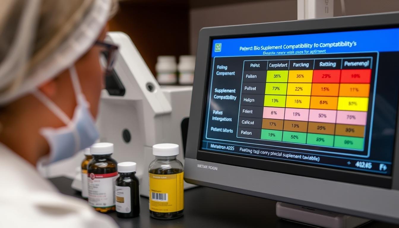 Evaluación de compatibilidad de suplementos con Metatron 4025 para optimizar salud integral