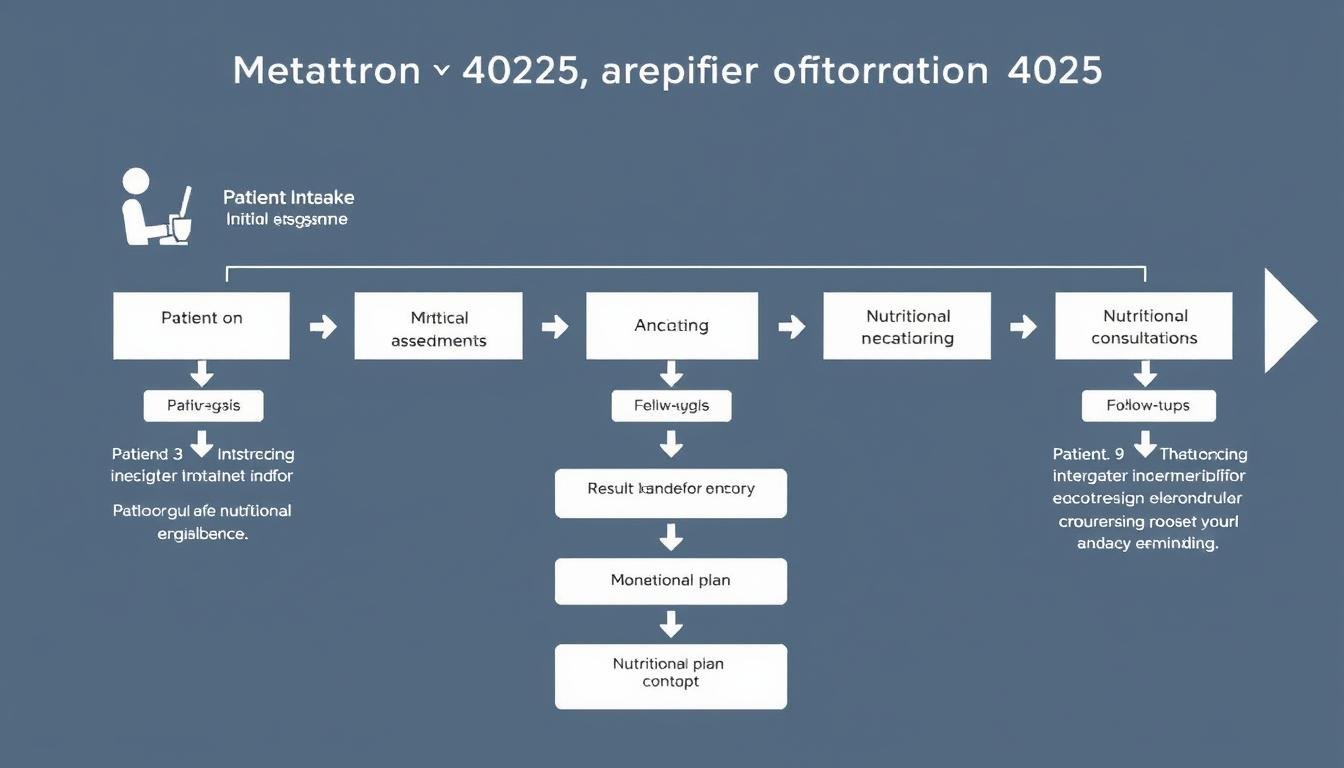 Flujo de trabajo con Metatron 4025 en consulta nutricional