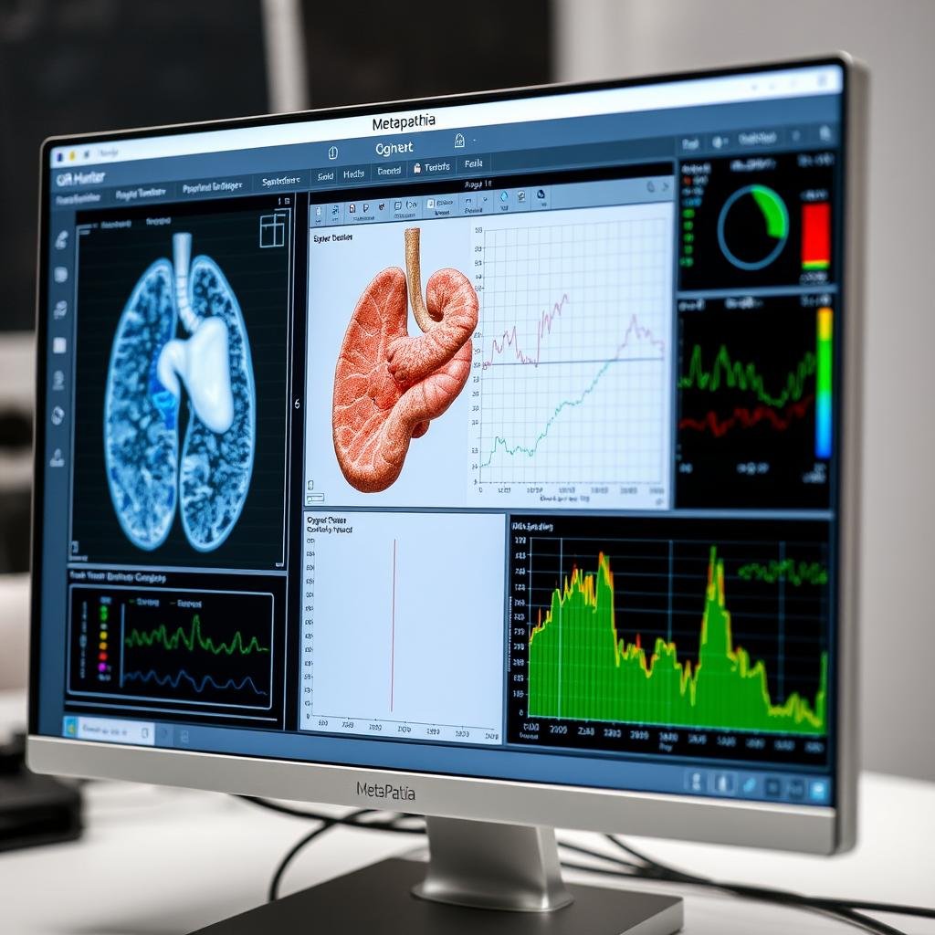 Interfaz del software Metapathia GR Hunter del Metatron 4025
