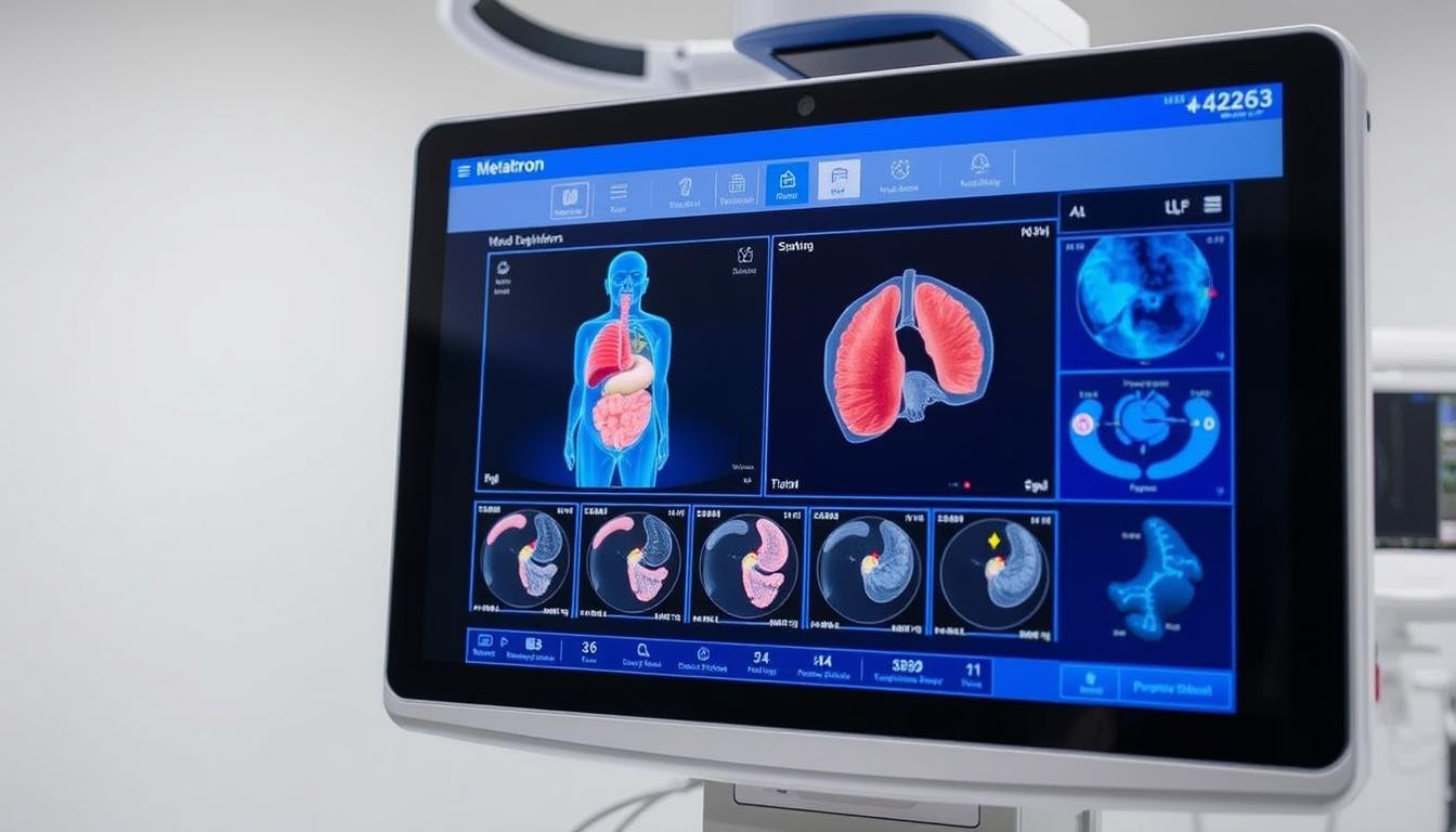 Nueva interfaz del Metatron 4025 mostrando el panel de control actualizado con visualización 3D mejorada
