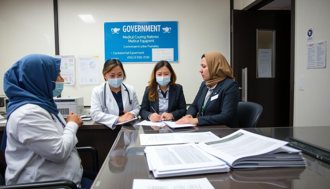 Oficina gubernamental de subsidios para equipamiento médico