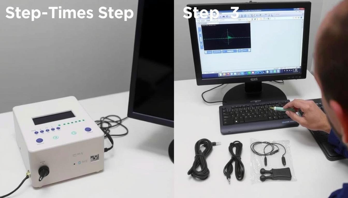 Proceso de calibración del Metatron 4025 con sus accesorios