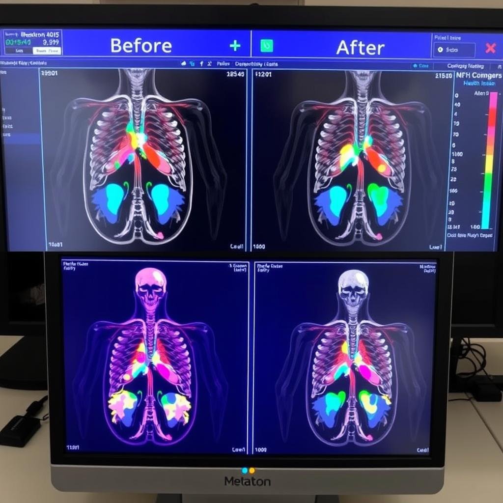 Análisis comparativo realizado con Metatron 4025