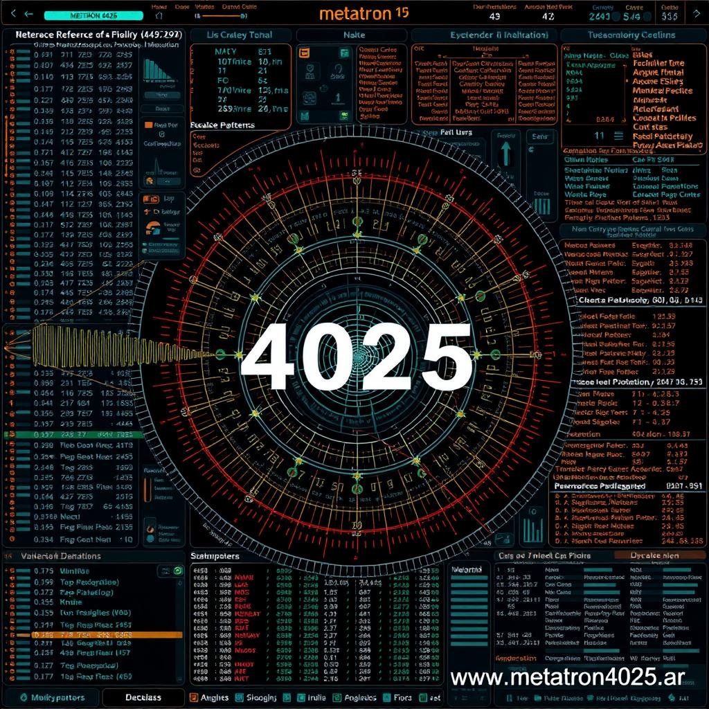 Base de datos del Metatron 4025 con miles de patrones de referencia