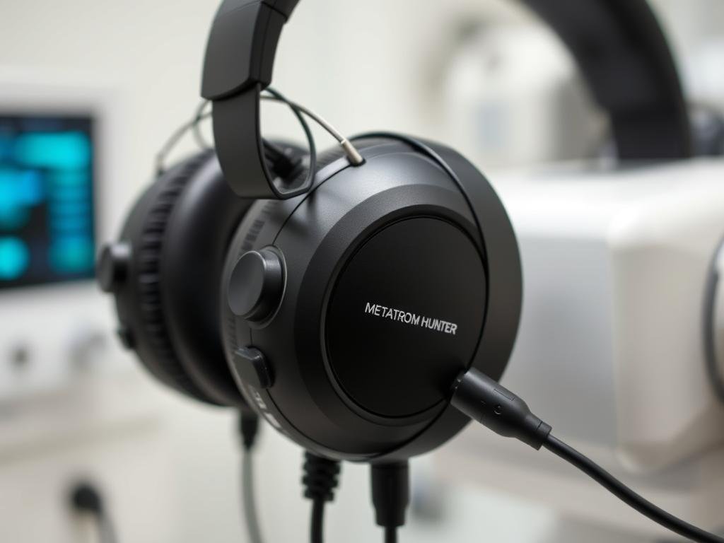 Bio-inductores del Metatron Hunter 4025 en forma de auriculares