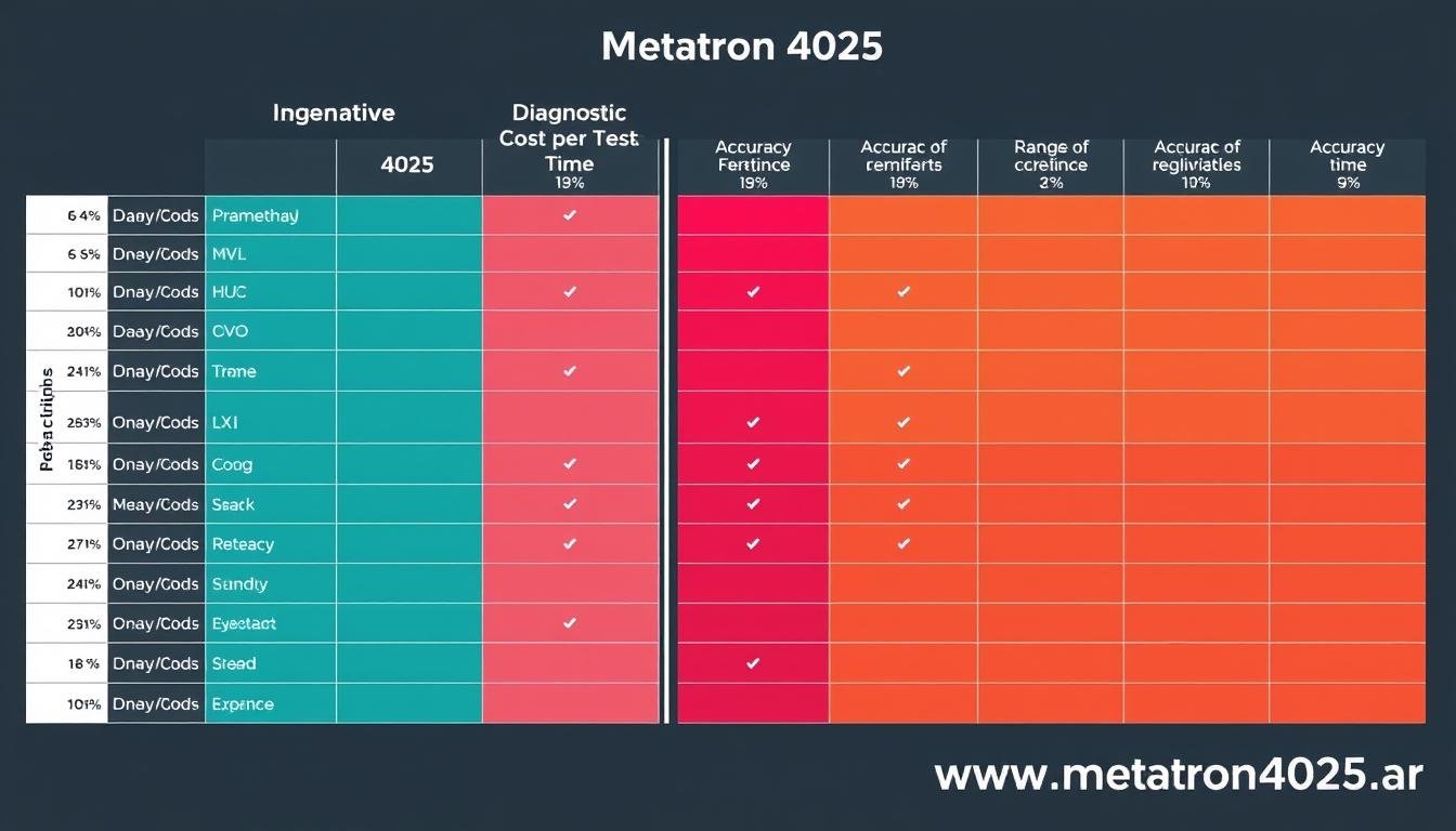 Comparativa del Metatron 4025 frente a otros sistemas diagnósticos