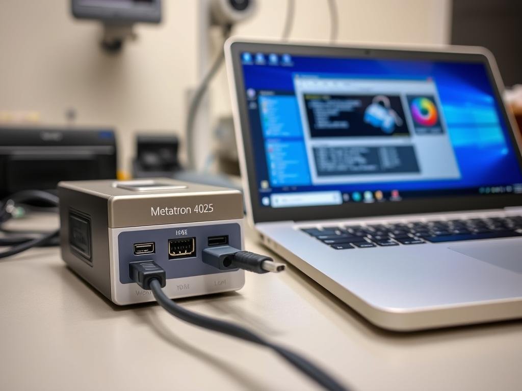 Configuración del ordenador para Metatron 4025