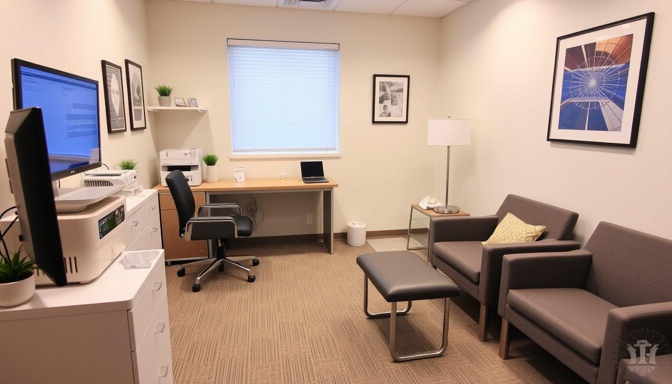 Consultorio terapéutico equipado con sistema Metatron 4025