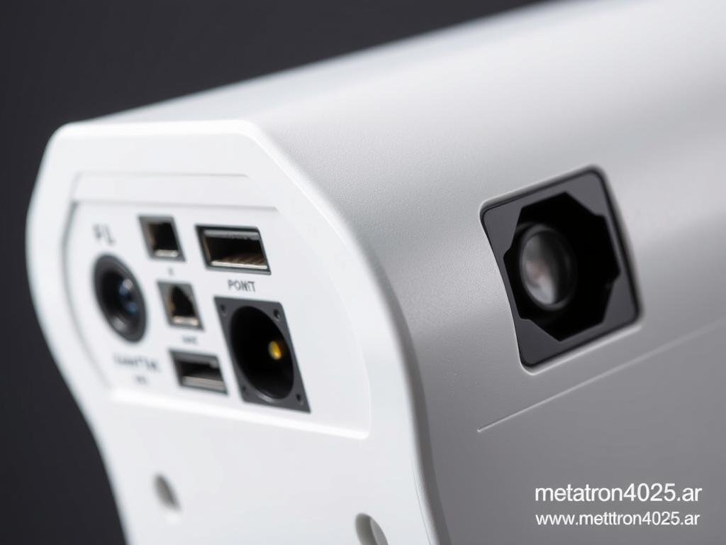 Dispositivo principal Metatron Hunter 4025 NLS con sus conexiones