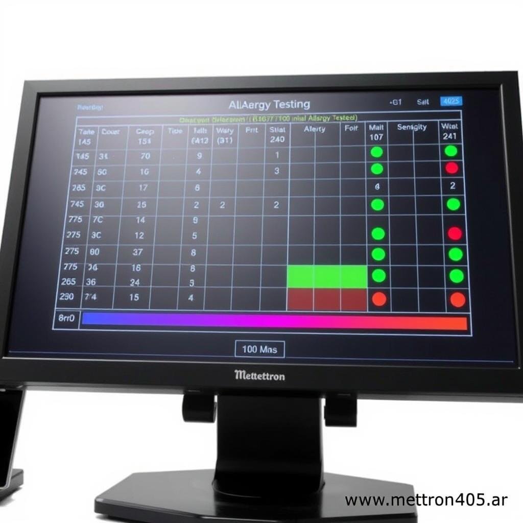 Evaluación de alergias con Metatron 4025