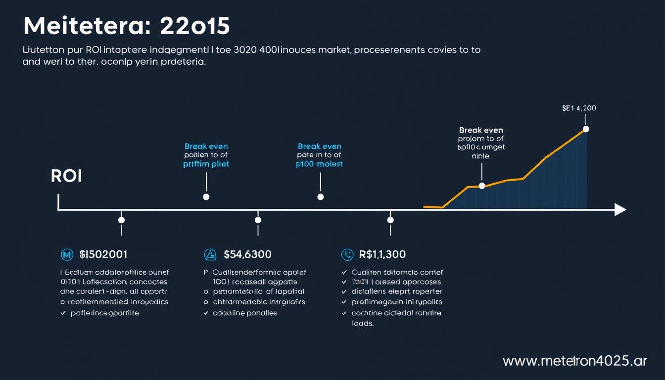 Gráfico de retorno de inversión del Metatron 4025 para profesionales argentinos