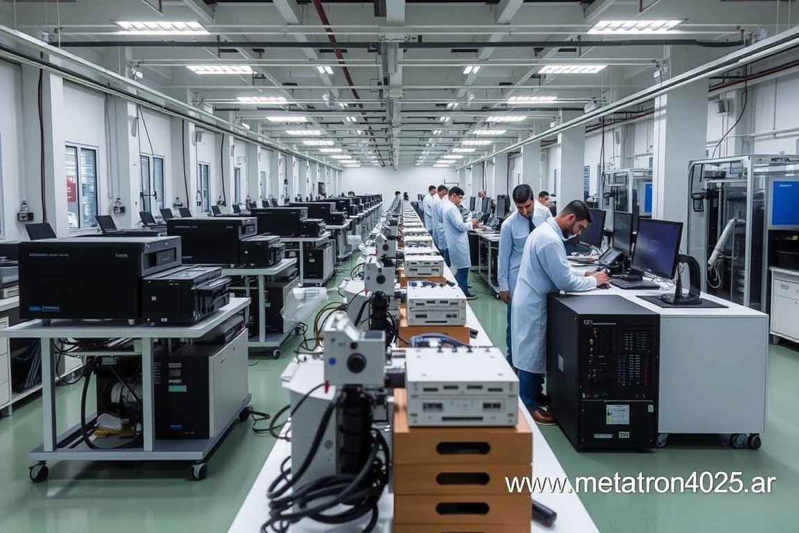 Instalaciones de fabricación de MAIKONG para el Metatron 4025