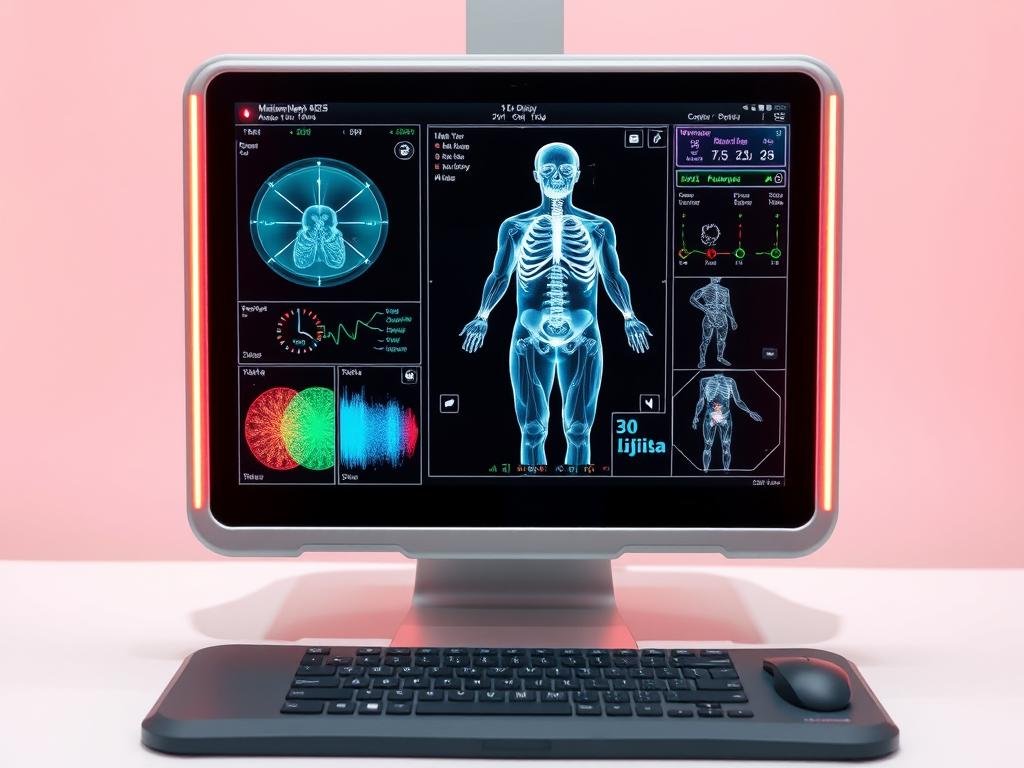 Interfaz del Metatron 4025 mostrando resultados de diagnóstico