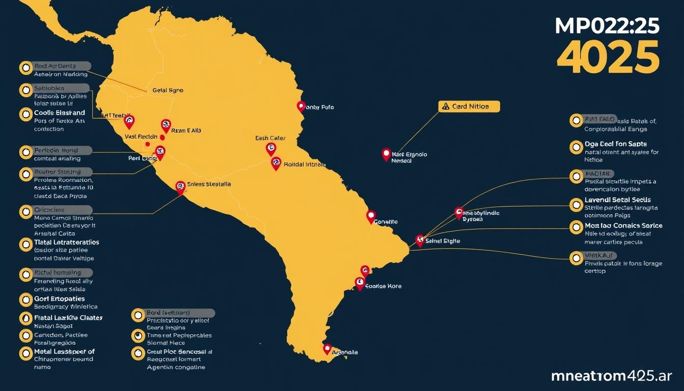 Mapa de distribuidores de Metatron 4025 en Argentina