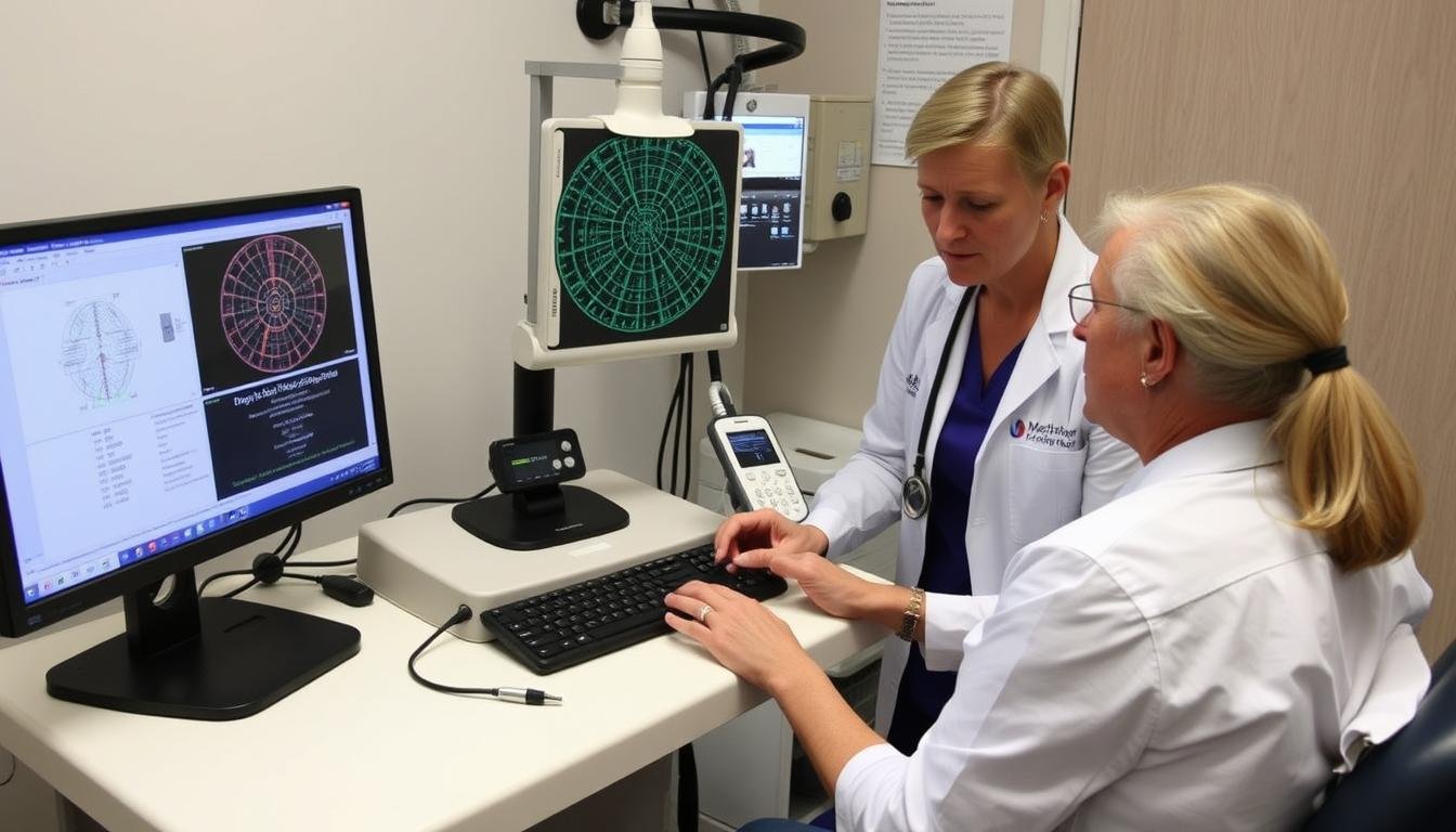 Metatron Hunter 4025 NLS en uso en un entorno clínico profesional