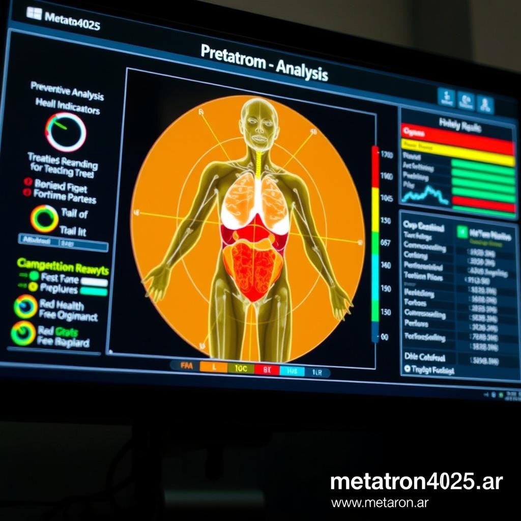 Pantalla de software mostrando análisis preventivo