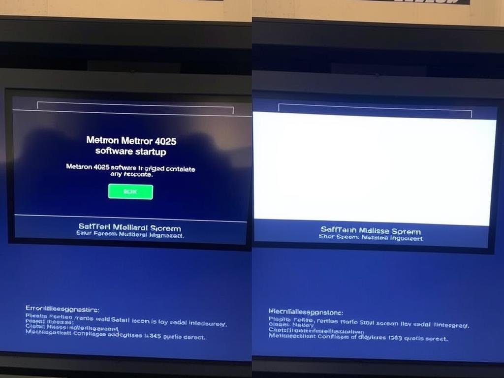 Problema de pantalla en blanco del software Metatron 4025