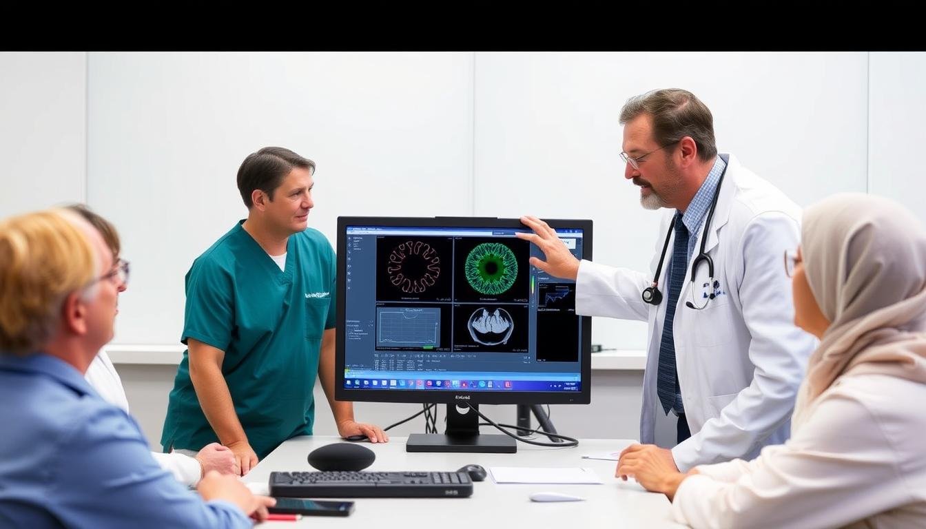 Sesión de capacitación sobre el uso del Metatron Hunter 4025 NLS