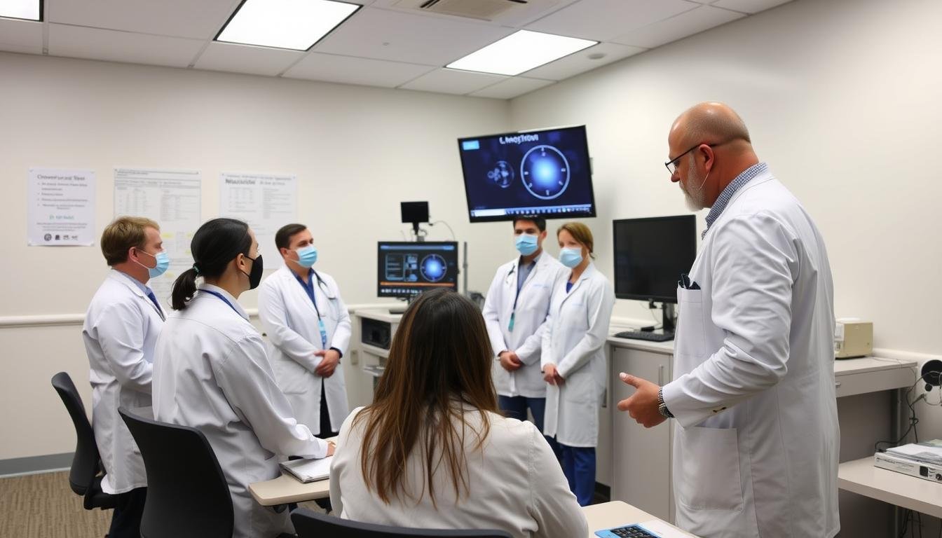 Sesión de formación práctica con el sistema Metatron 4025