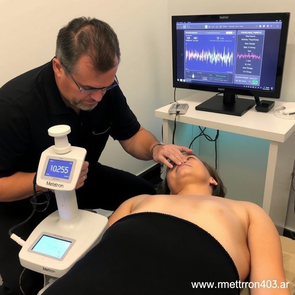 Sesión de terapia con Metatron 4025