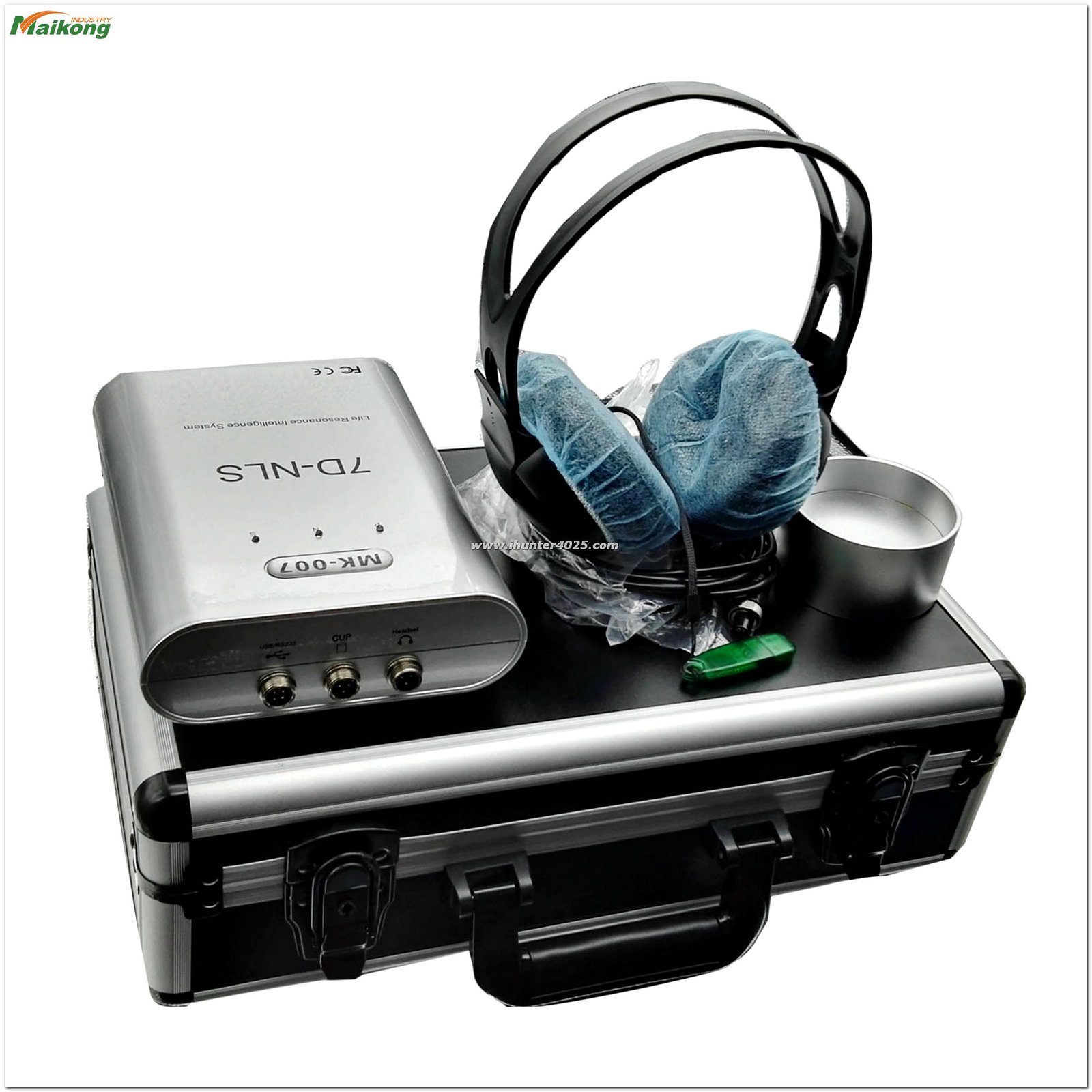 Dispositivo Metatron Hunter 4025 NLS mostrando el modo terapia en pantalla