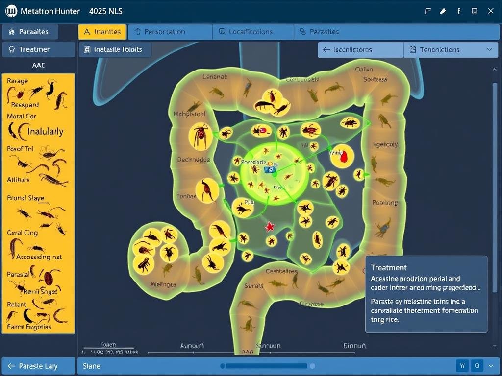 Análisis parasitario en el Metatron Hunter 4025 NLS