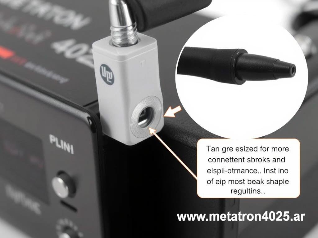 Conexión del sensor de auriculares al Metatron Hunter 4025 NLS