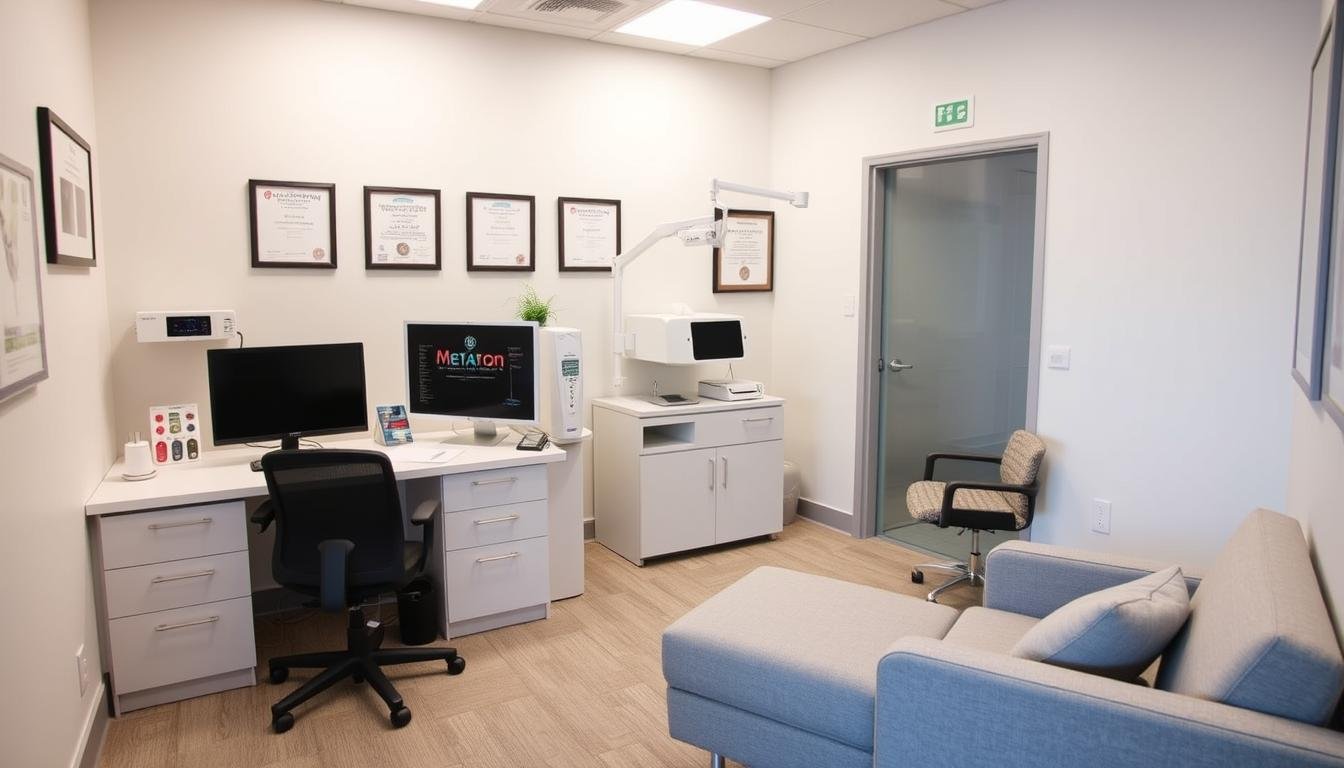 Consultorio médico con Metatron Hunter 4025 instalado