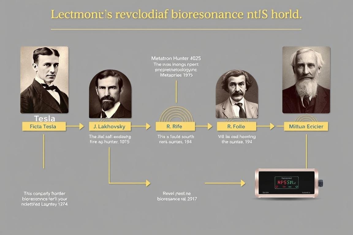 Diagrama histórico del desarrollo de la tecnología Metatron Hunter 4025