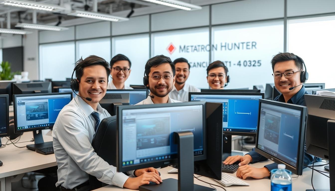 Equipo de soporte técnico de MAIKONG para el software Metatron Hunter 4025