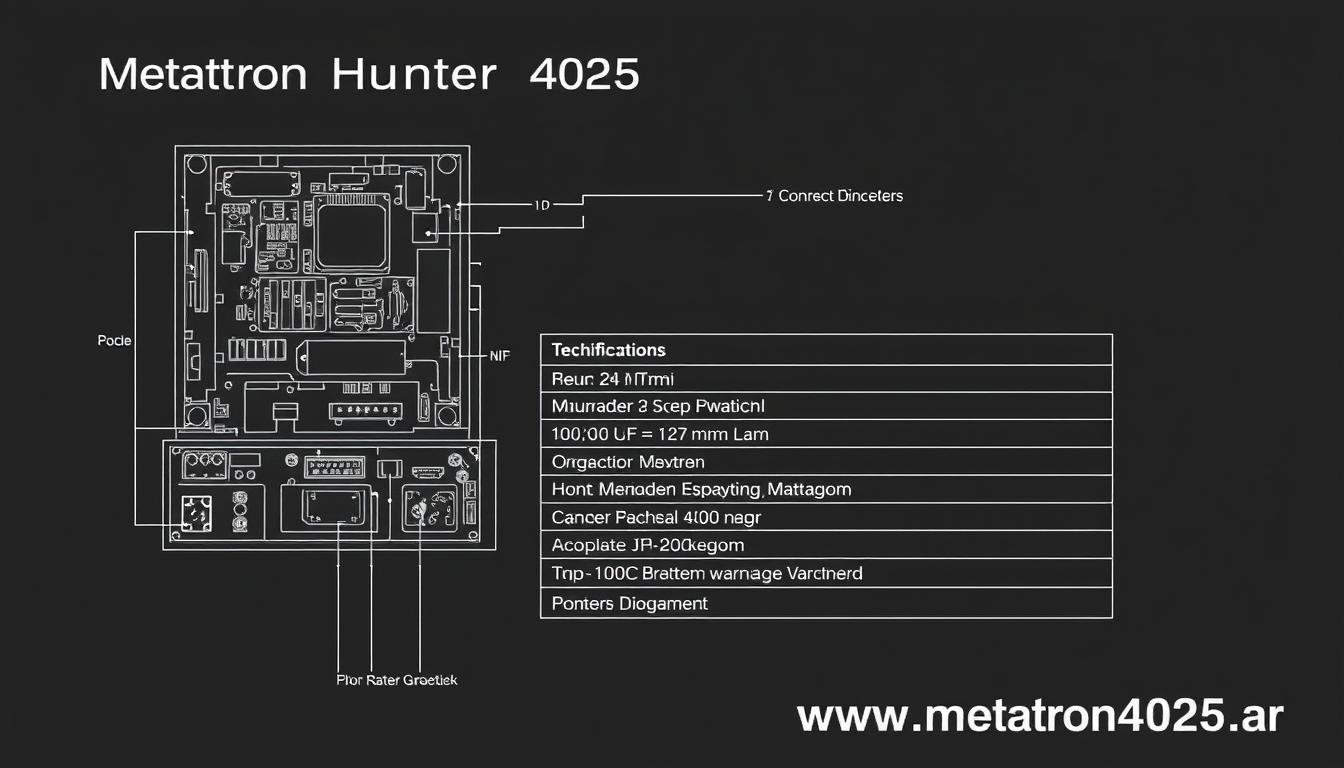 Especificaciones técnicas del Metatron Hunter 4025 NLS