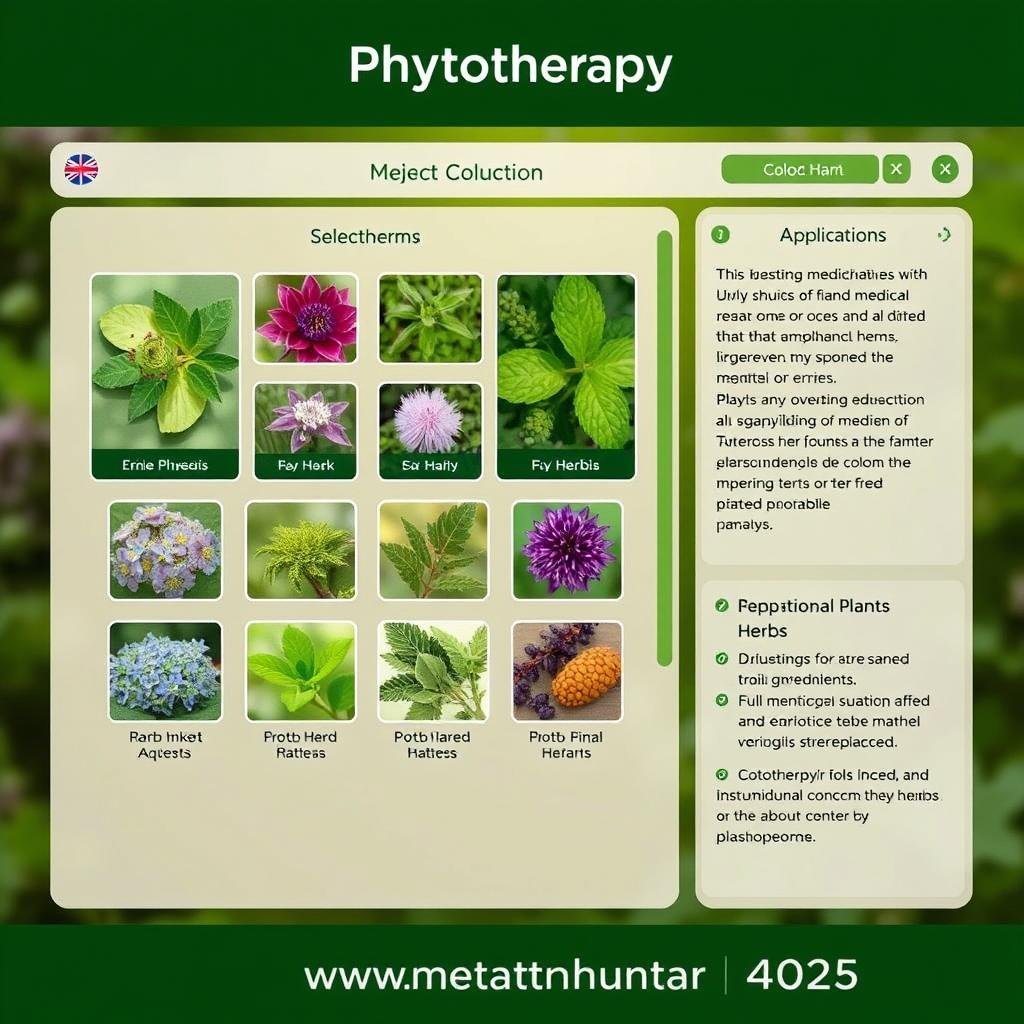 Función de Fitoterapia en Metatron Hunter 4025 NLS