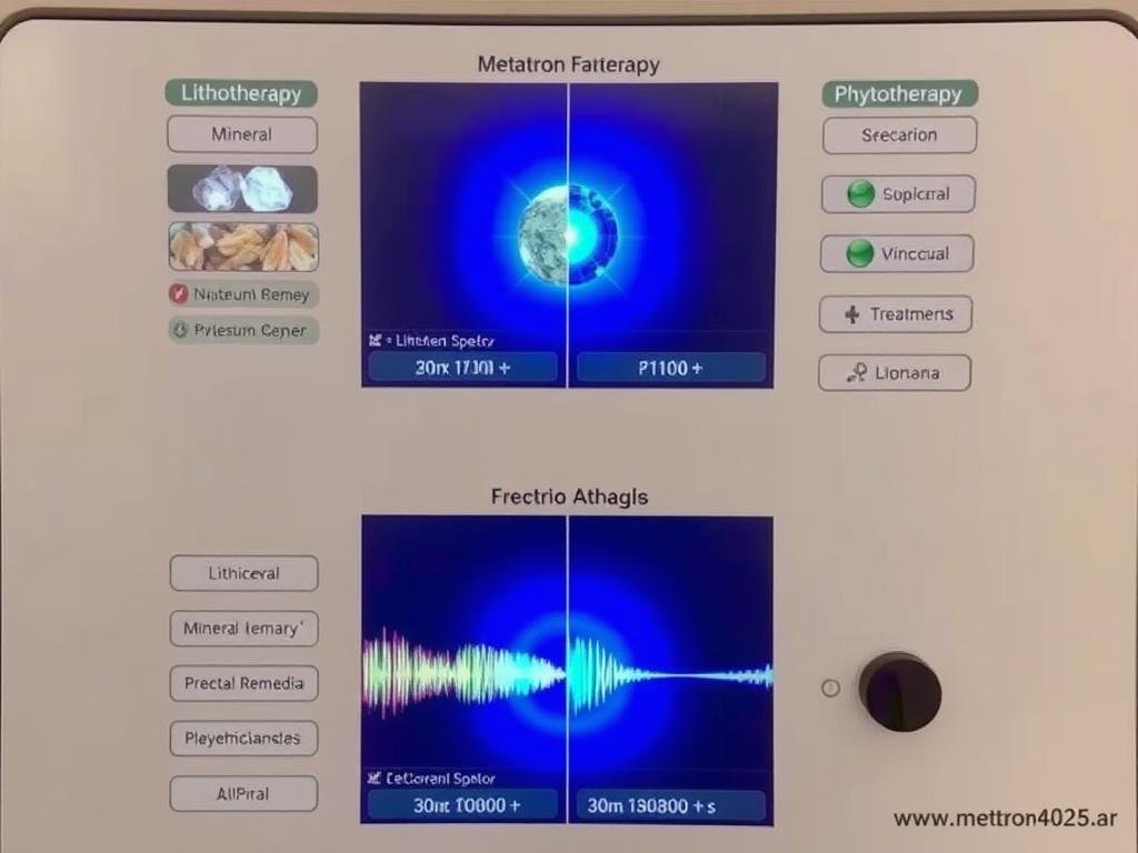 Funciones de Litoterapia y Fitoterapia del Metatron Hunter 4025