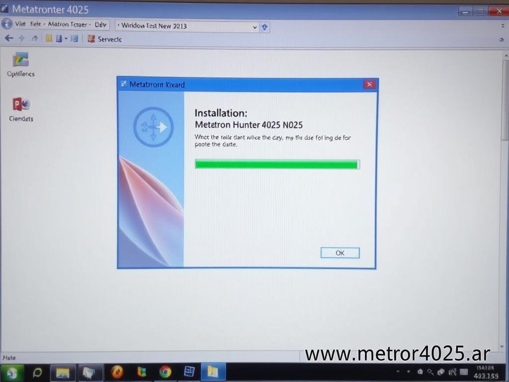 Instalación del software Metatron Hunter 4025 NLS